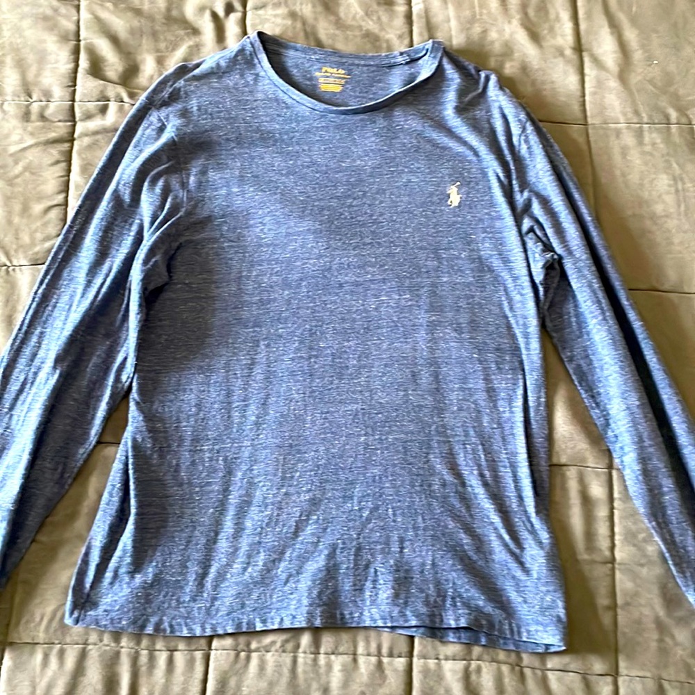 Blue Polo Ralph Lauren Long Sleeve Tee